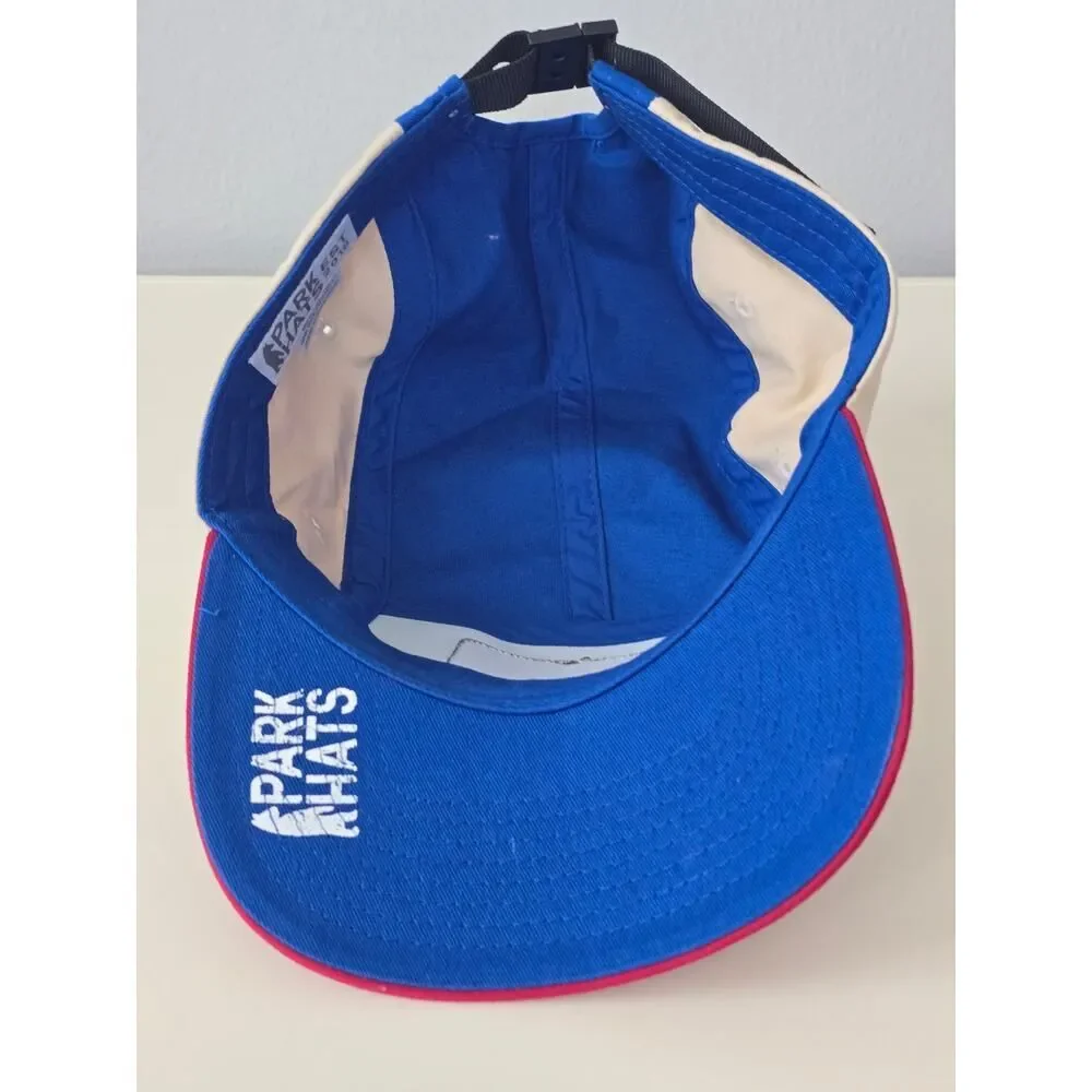 Rocky Mountain Park Hat Colorblock Strapback Vintage Outdoor Cap Streetwear Camp - Picture 7 of 7